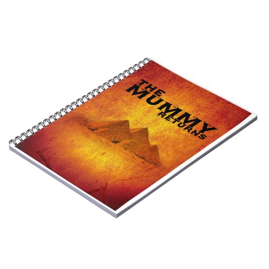 De mummie komt terug notitieboek (Linkerzijde)