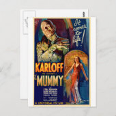 De Mummy 1932 film Briefkaart (Voorkant / Achterkant)
