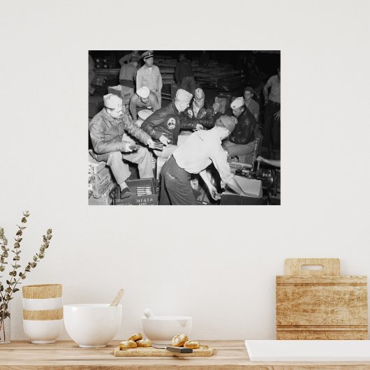 De munitie assembleren poster (Keuken)