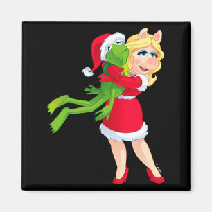 De Muppets Kermit Miss Ggy Kerstmis Magneet