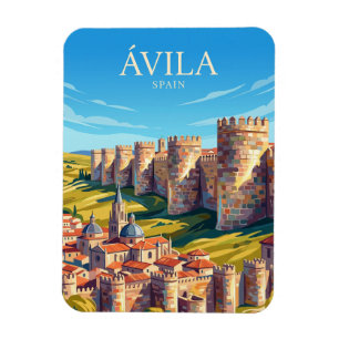 De Muren van Ávila Spanje Magneet