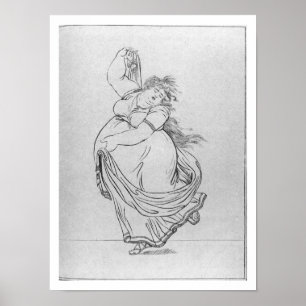 De Muse of Dance, Bord VI van een nieuwe editie co Poster