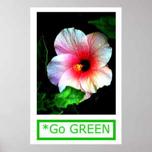 De Museum Artiest Series door Gibney Go Hibiscus Poster