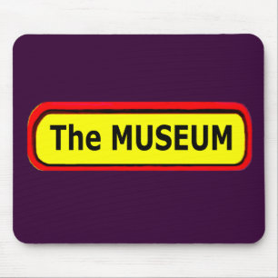 De MUSEUM Logo de MUSEUM Zazzle Muismat