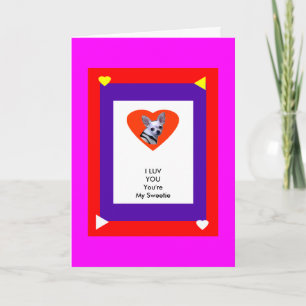 De MUSEUM Zazzle Sjabloon 1 Valentijn Card-1a2