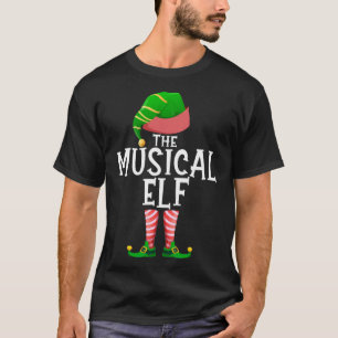 De Musical Elf Matching Family Kerstparty Pa T-shirt