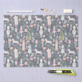 De muskale kerstvakantie tissuepapier (Craft)