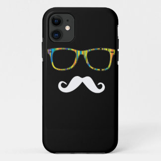De Mustache Hipster iPhone 11 Hoesje