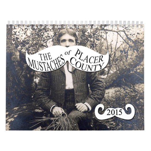 De Mustaches van het district Placer Kalender (Hoes)