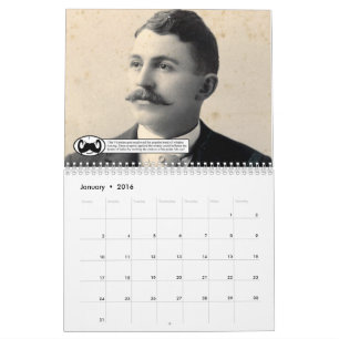 De Mustaches van het district Placer Kalender