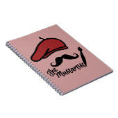 De Mustartist aangepaste notebook Notitieboek (Rechterzijde)