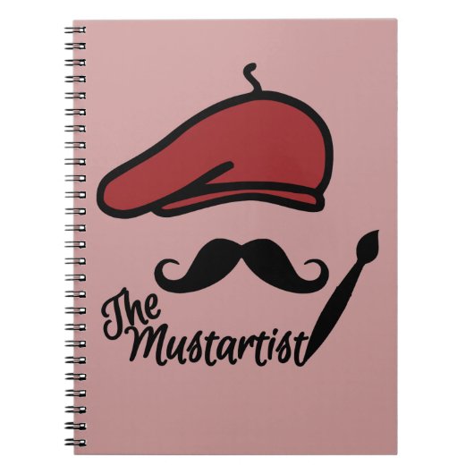 De Mustartist aangepaste notebook Notitieboek (Voorkant)