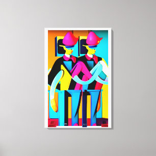 De Muster Drill Canvas Afdruk