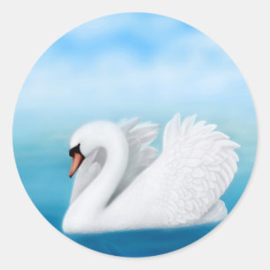 De Mute Swan Sticker