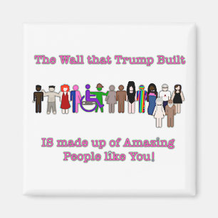 De muur die Trump bouwt Magneet