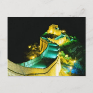 De muur van China Briefkaart