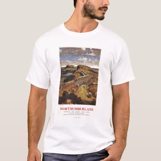 De muur van Hadrian en het Poster van de Schapentr T-shirt (Voorkant)