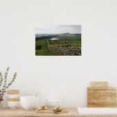 De muur van Hadrian Poster (Keuken)