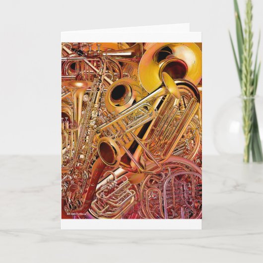 De Muur van het messing Kaart (Voorkant)