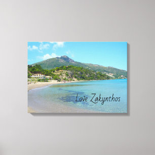 De muurcanvas van Zakynthos Canvas Afdruk