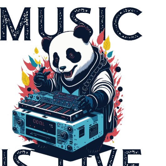 De muziek leeft voort t-shirt