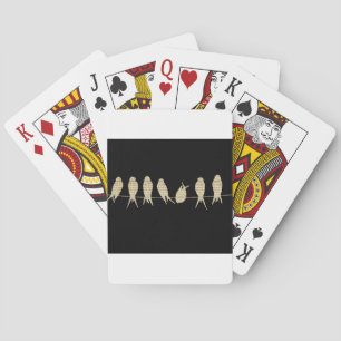 De muziek neemt nota Lot van de Vogel van het Kant Pokerkaarten