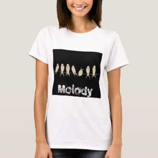 De muziek neemt nota Lot van de Vogel van het Kant T-shirt
