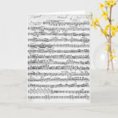 De Muziek van het blad voor de Ouverture aan Kaart (Gele Bloem)