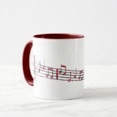 De muziek voelen mok (Voorkant links)