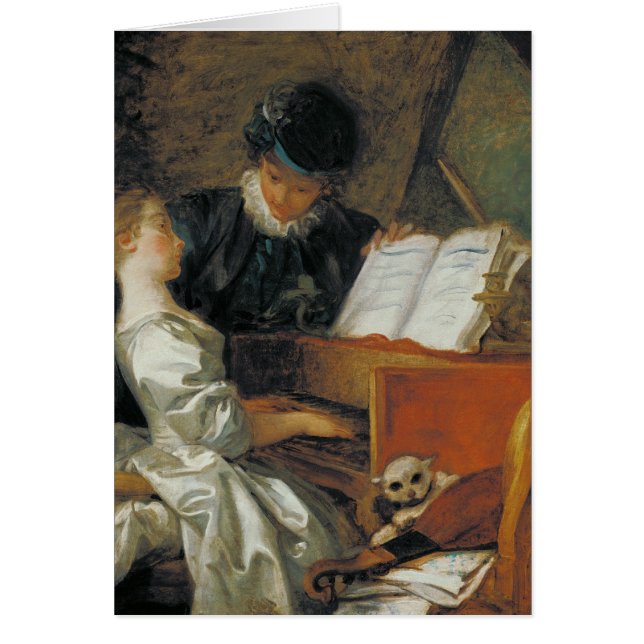 De muziekles (Voorkant)