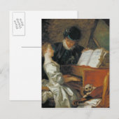 De muziekles briefkaart (Voorkant / Achterkant)