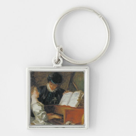 De muziekles sleutelhanger (Voorkant)