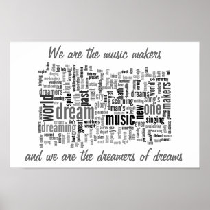 De muziekmakers poster