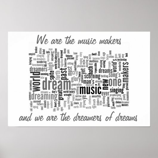 De muziekmakers poster (Voorkant)