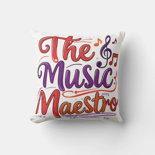 De muziekmeester kussen (Voorkant)