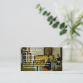 De muziekopleiding van Vermeer Van Delft Jan Visitekaartje (Staand voorkant)