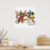 De muzieksterren van de Archies Poster (Keuken)