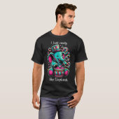 De muzikale Pachyderm vind ik echt leuk olifanten T-shirt (Voorkant volledig)