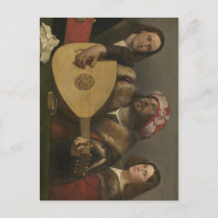 De muzikant briefkaart