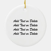 De muzikant keramisch ornament (Achterkant)