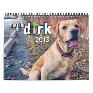 De "My Dog Dirk"-agenda van 2013 Kalender