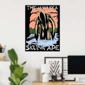 De Myakka Skunk Ape Poster (Thuiskantoor)
