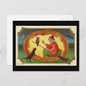 De mysteries van Halloween Witch  Briefkaart (Voorkant / Achterkant)