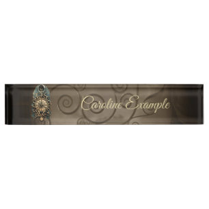 De mysterieuze steampunk-beweging naambordje