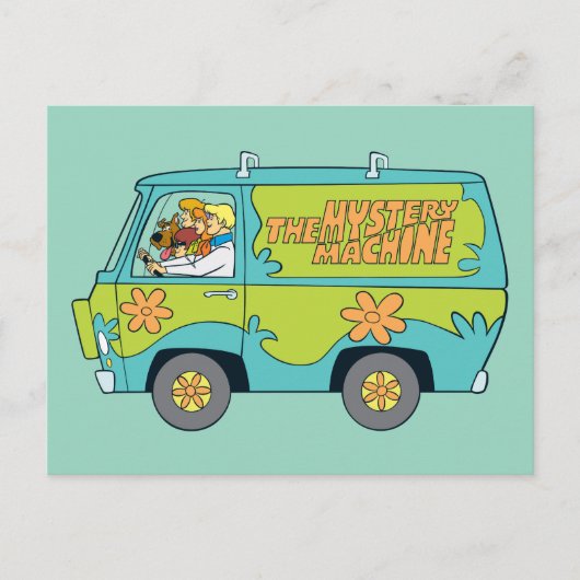 De Mystery Machine Linkerzijde Briefkaart (Voorkant)