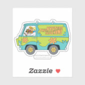 De Mystery Machine Linkerzijde Sticker (Vel)
