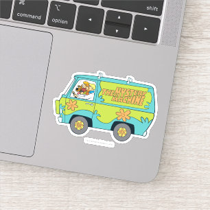 De Mystery Machine Linkerzijde Sticker
