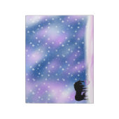 De Mystical Black Unicorn (laat het sneeuwen) Notitieblok (Gedraaid)