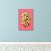 De mystiek van India 10 - omgepakt Canvas (Insitu (Houten vloer))