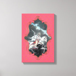 De mystiek van India 19 - omhulde canvas Afdruk
